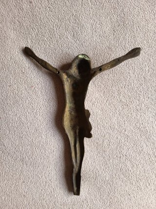 Figura Jesús Crucificado Bronce