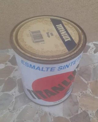 5 Botes Titanlux Esmalte Sintético Beige 585