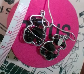 Pendientes Onix y Plata 925 Tous