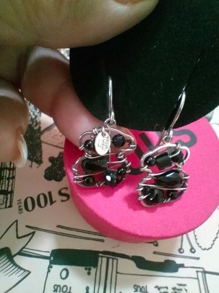 Pendientes Onix y Plata 925 Tous