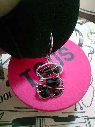 Pendientes Onix y Plata 925 Tous