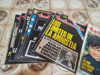 Lote de 11 revistas Triunfo 1966 y 1976