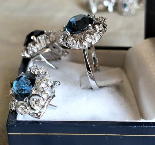 Conjunto Vintage Anillo y pendientes.