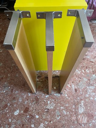 3 Scaffali IKEA in legno e metallo