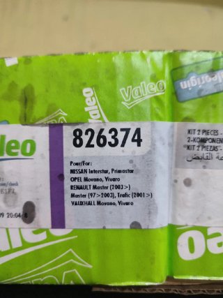 Kit Embrague Valeo 826374