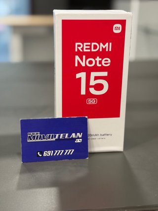 Redmi Note 15 256GB Negro NUEVO