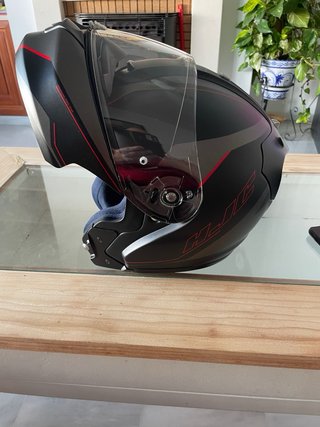 Casco de moto HJC  RPHA Max Evo  Gris detall rojo