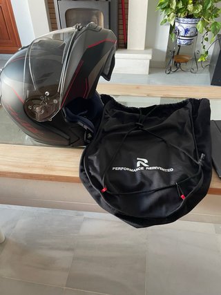 Casco de moto HJC  RPHA Max Evo  Gris detall rojo