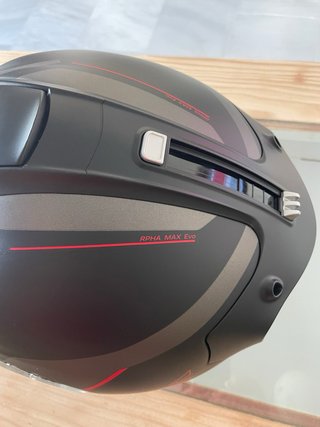 Casco de moto HJC  RPHA Max Evo  Gris detall rojo