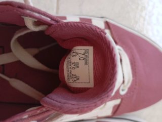 Zapatillas Vans Checkerboard Rosas y Blancas