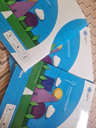 Libros de mates de 3 de primaria