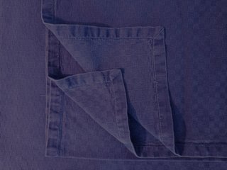 Tovaglia rettangolare blu scuro per 8