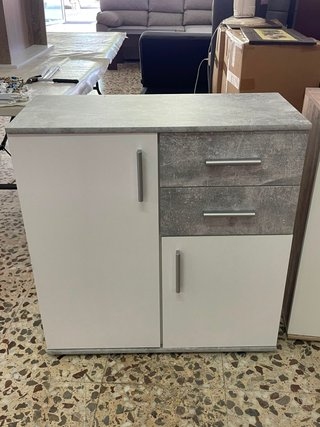 Aparador Nuevo Blanco y Gris en oferta