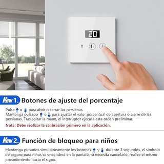 Allevoi CS02 Int. Persiana WiFi - Porcentaje