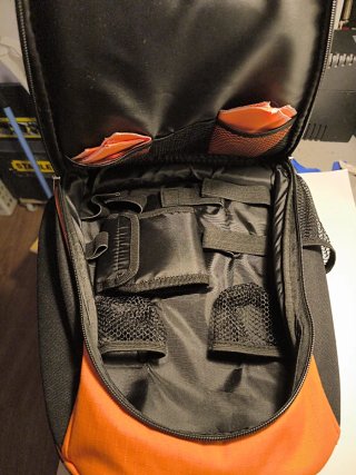 Mochila Quechua y Blinker térmica