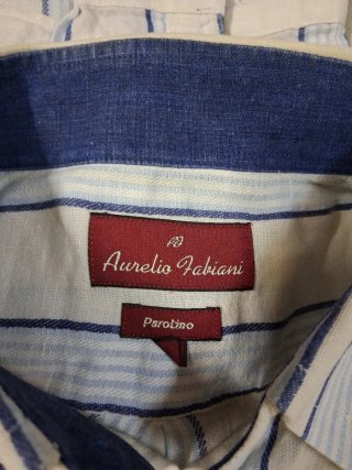 Camicia Uomo Puro Lino a fabiani taglia L