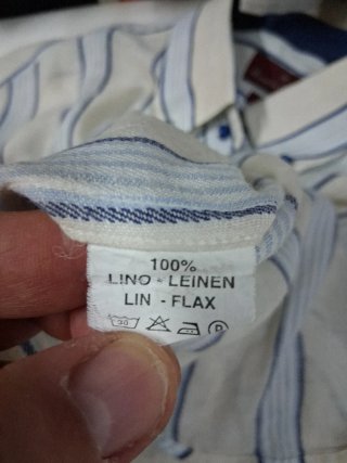 Camicia Uomo Puro Lino a fabiani taglia L