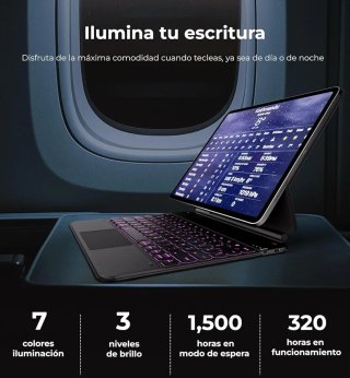 Funda Teclado Dracool iPad Air 13 M2/M3