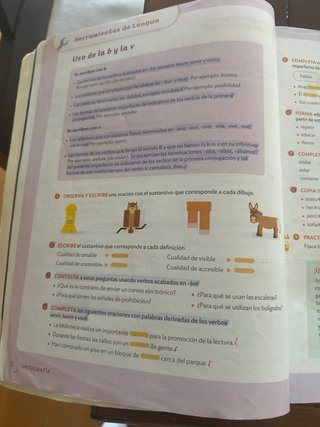 Libro lengua castellana Santillana 6to primaria