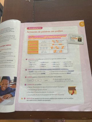 Libro lengua castellana Santillana 6to primaria