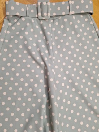 Pantalón ancho verano lunares mujer