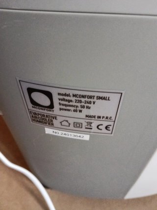 Climatizador Evaporativo Blanco
