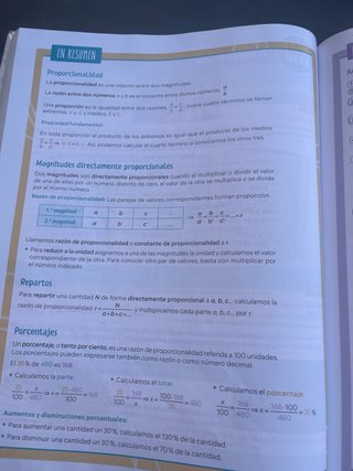 Matemáticas 1 secundaria Revuela