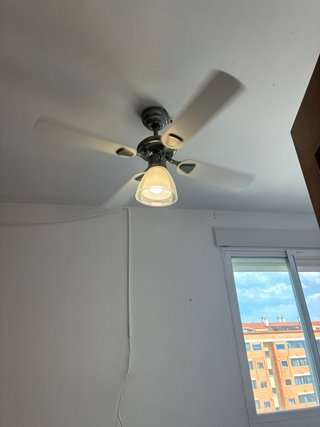 Ventilador de techo con luz y mando