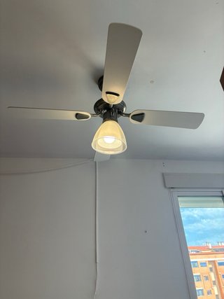 Ventilador de techo con luz y mando