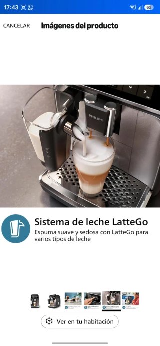 Cafetera Philips Serie 3300