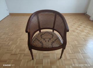 Pareja de butacas de madera
