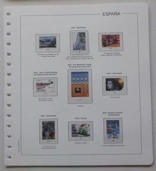 SUPLEMENTO EDIFIL 2016 SELLOS ESPAÑA ESTCH.TRANSP.