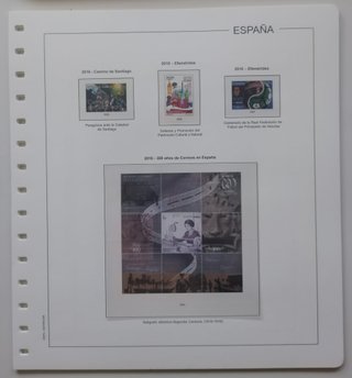 SUPLEMENTO EDIFIL 2016 SELLOS ESPAÑA ESTCH.TRANSP.