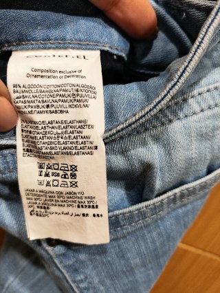 Cortefiel Jeans Rectos Cintura Alta Azul