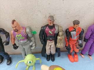 Lote 13 Figuras Acción Articuladas.  Marca Asbro.