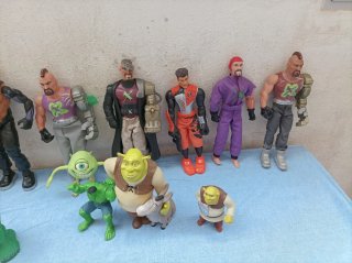 Lote 13 Figuras Acción Articuladas.  Marca Asbro.