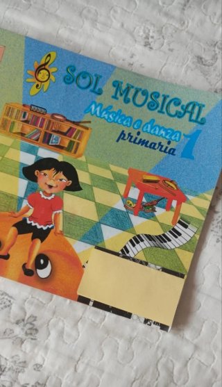 Libro texto música  Sol Musical 1º Primaria
