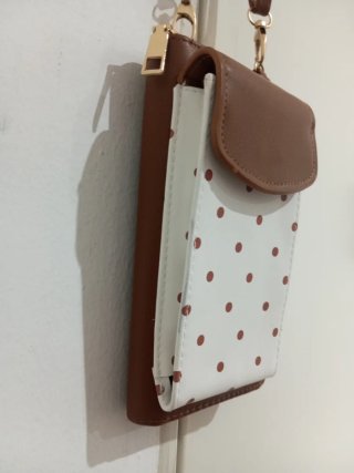Bandolera monedero y móvil