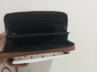 Bandolera monedero y móvil