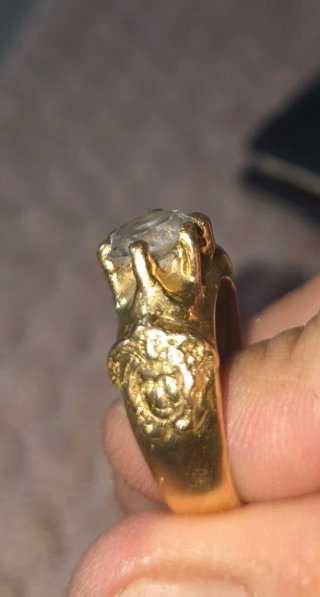 Anillo Versace Oro con Piedra