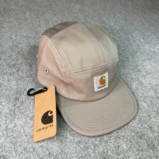 Gorra Carhartt Beige con Logo Naranja