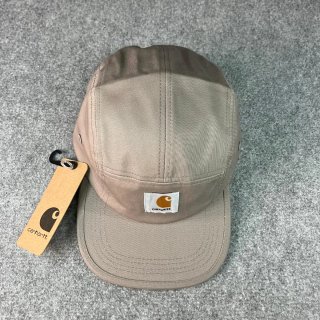 Gorra Carhartt Beige con Logo Naranja
