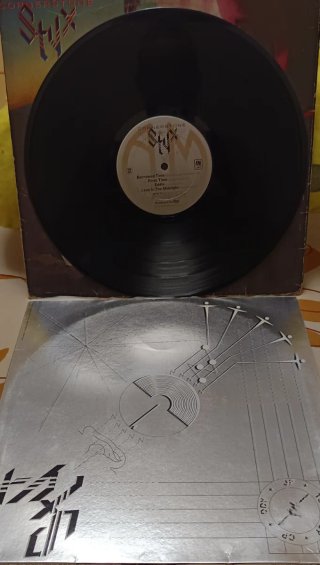 Vinilo del grupo Styx álbum "Cornerstone"