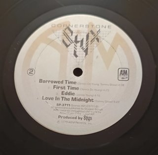 Vinilo del grupo Styx álbum "Cornerstone"