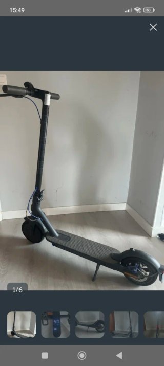 Patinete eléctrico negro Xiaomi