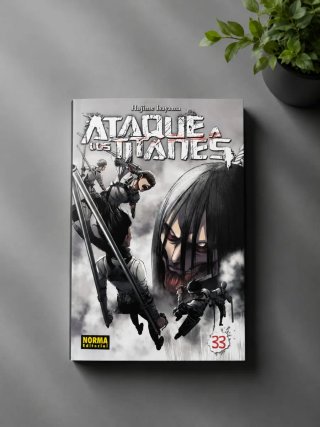 Mangas de attack on titan del 29 al 34