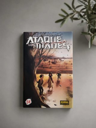 Mangas de attack on titan del 29 al 34