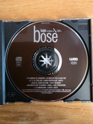 CD Miguel Bose Bajo el Signo de Cain