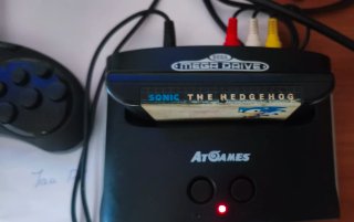 Consola Sega Mega Drive Negra/Gris
