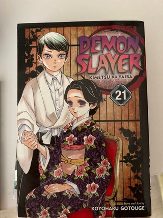 Mangas demon slayer en ingles del tomo 20-23